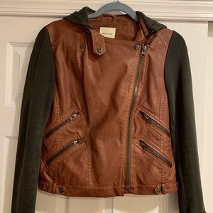 SILENCE AND NOISE leather jacket